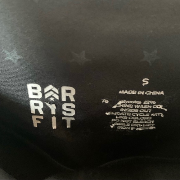 BARRY'S FIT BLACK EMBOSSED SPEED TIGHT - Picture 5 of 6